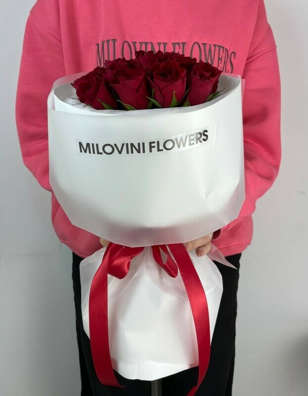 Букет из 17 кенийских роз, стандартный