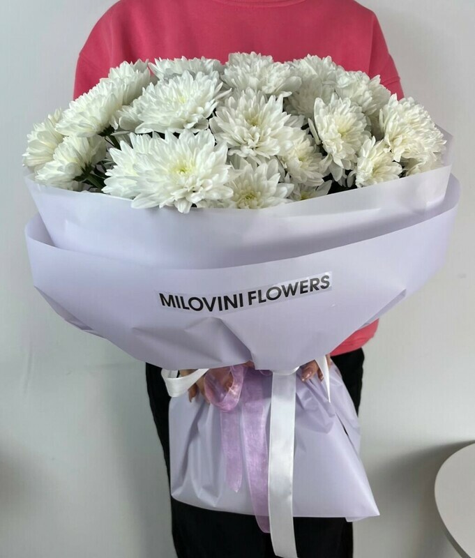 Букет из 7 веток хризантем, стандартный