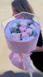 Ароматные пионы с эвкалиптом