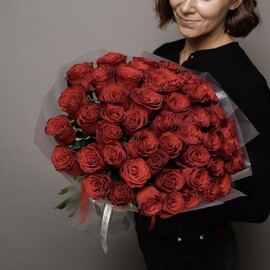 Букет красных роз