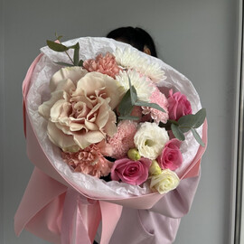 Авторский букет с французской розой