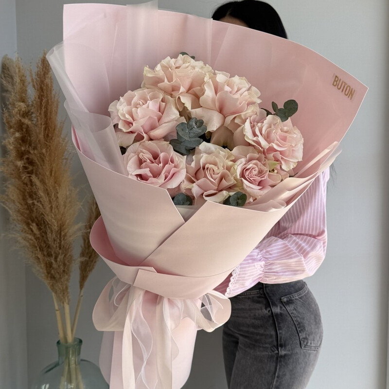 Buket gigant iz frantcuzskih roz, standart