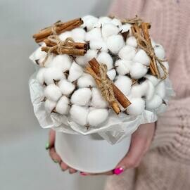 Коробочка с хлопком «Снег»