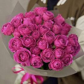 Букет из пионовидных роз Мисти Баблс