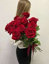 Rozi Ekvador 60sm 15sht pod lentu