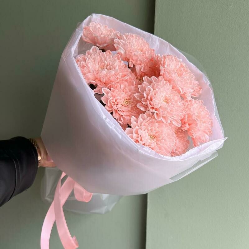 Buket rozovih hrizantem, reduced