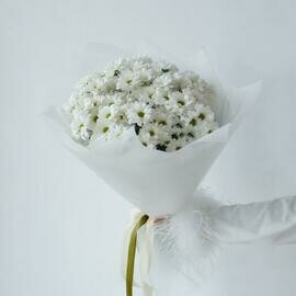 Хризантема в пышном букете «Летнее воспоминание»