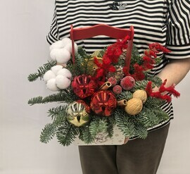 Новогодняя композиция из Нобилиса