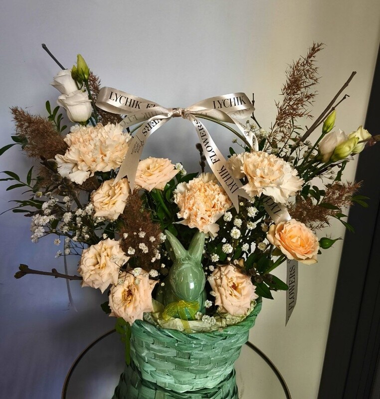 Kompozitciya pashal_naya s Krolikom, luxe