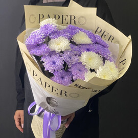 Букет Нежные Хризантемы