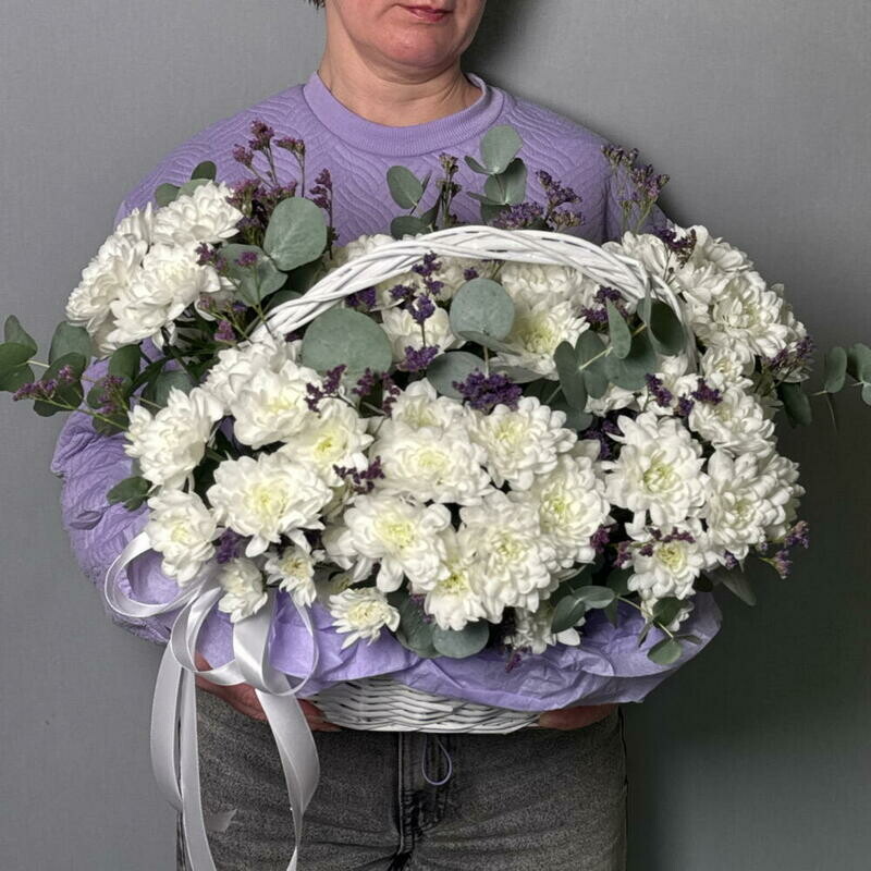 Корзина «Нежности" с французскими розами , корзина «нежности" с французскими розами 