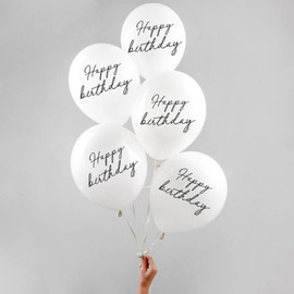 Set of balloons "Happy Birthday"