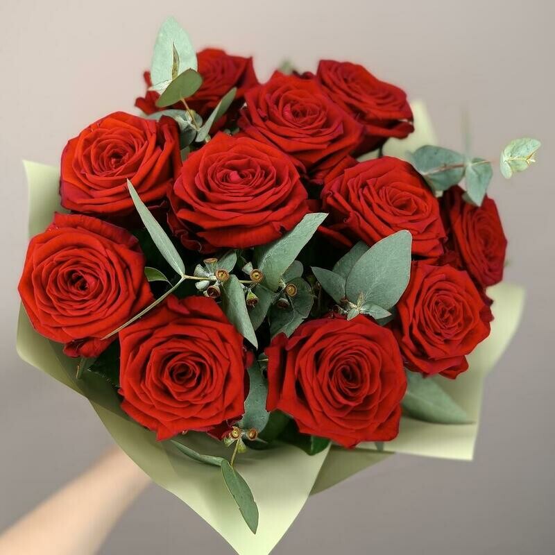 Самой-самой из 11 красных роз, стандартный