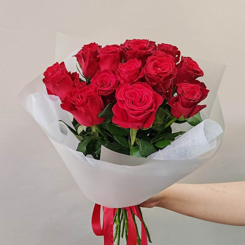 17 krasnih roz 50 sm, 17 krasnih roz 50 sm