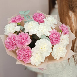 Нежное послание с диантусами