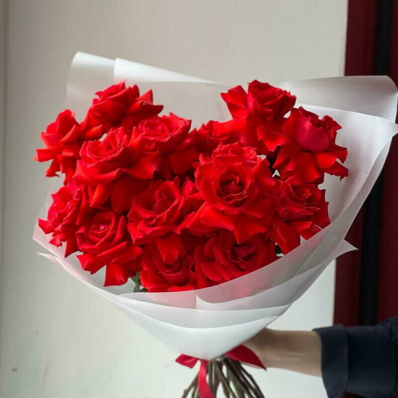 Bouquet of French roses Nina, standart