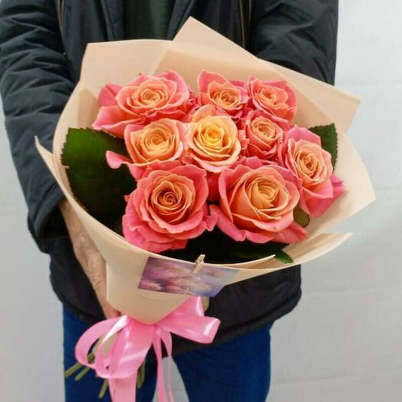 Buket roz 9 sht, standart