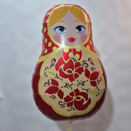 Шар (42''/107 см) Фигура, Матрешка