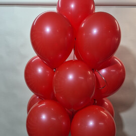 Набор шаров в красном цвете, шары с гелием, шары на праздник