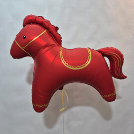 Шар (42''/107 см) Фигура, Красная лошадка