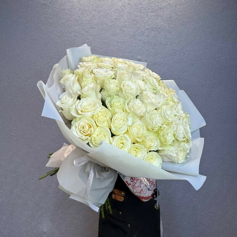 Mono iz 51 belosnezhnoj rozi, standart