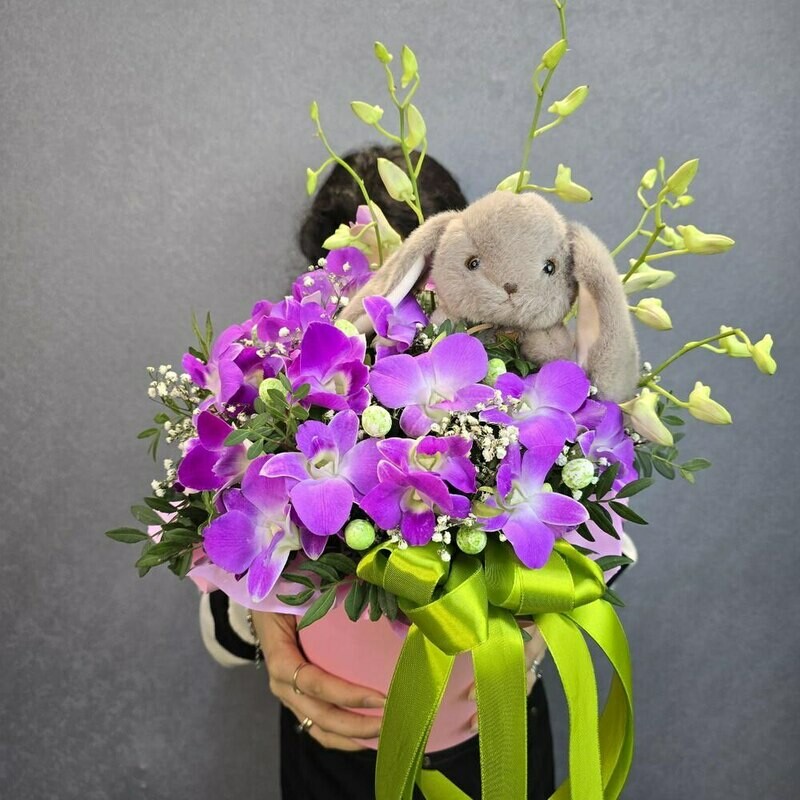 Зайка с орхидеями, стандартный