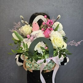 Пасхальная композиция "Цыплёнок"