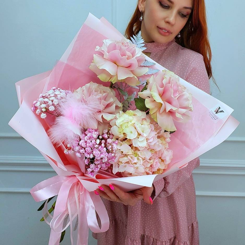 Букет Розовые сны, стандартный