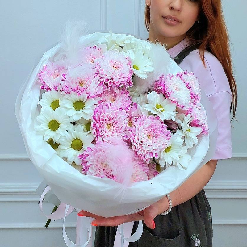 Монобукет Летнее ассорти, стандартный