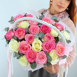 Korzina Moya lyubov_ iz 25 roz