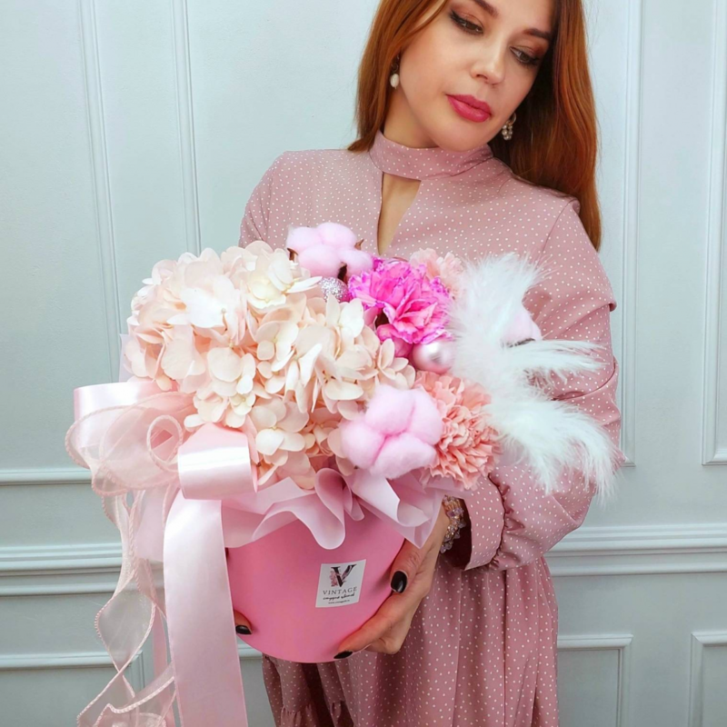 Композиция Розовая красавица, стандартный