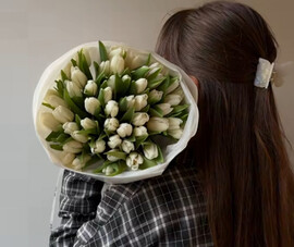 Белый тюльпан