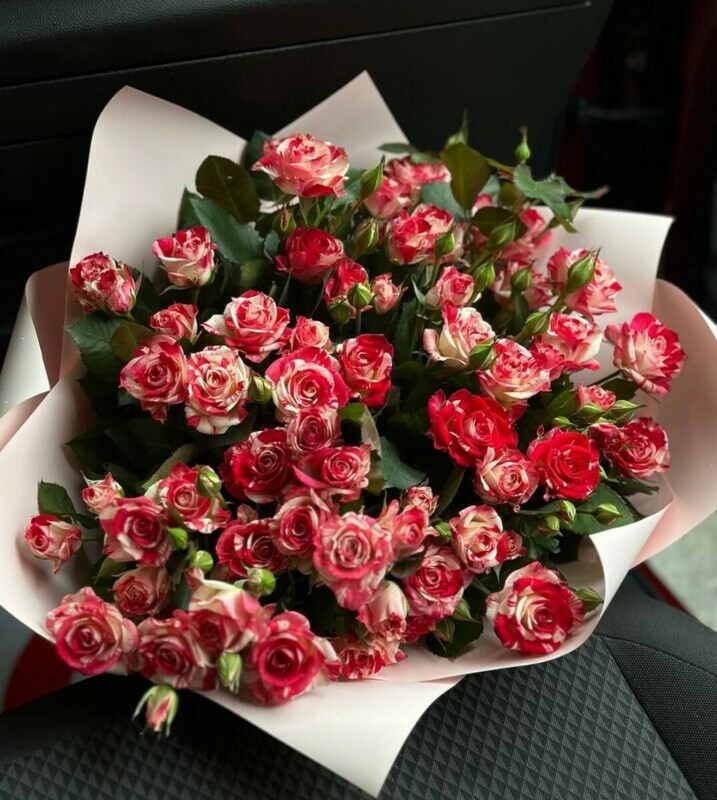 Чудесные кустовые , 9 кустовых роз