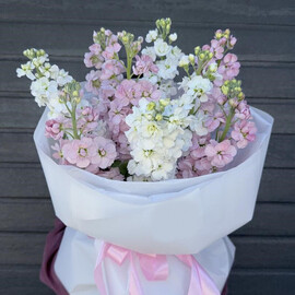 Букет из ароматной нежной маттиолы