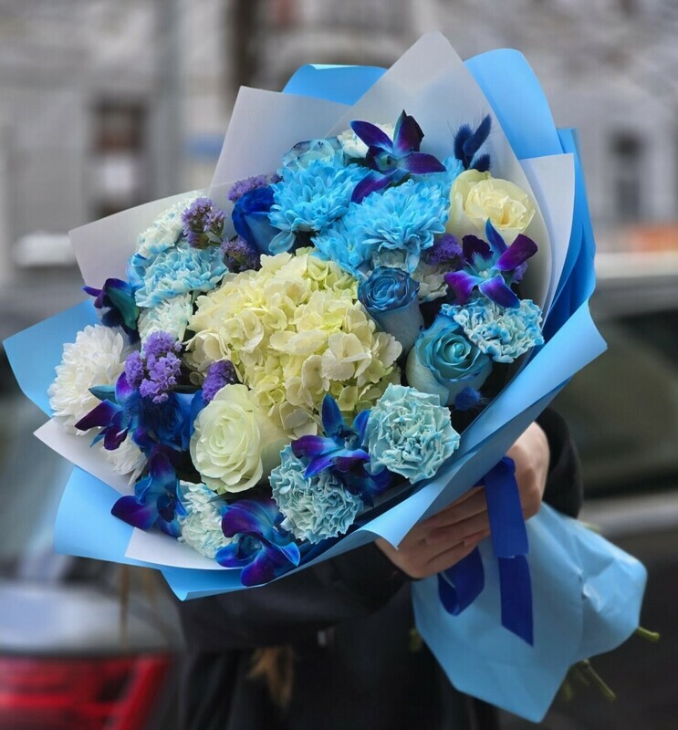 Neobichnij buket iz neobichnih tcvetov, standart