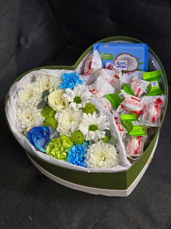 Коробочка с цветами , стандартный