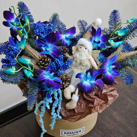 композиция в шляпкой коробке