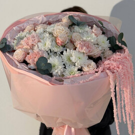 Авторский букет с амарантом