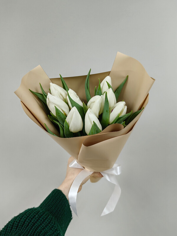 Тюльпаны с доставкой! 9 тюльпанов, стандартный