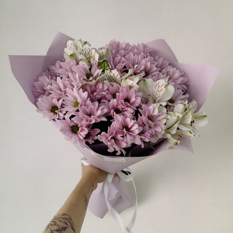 Sbornij duobuket iz hrizantemi i al_stromerii, standart