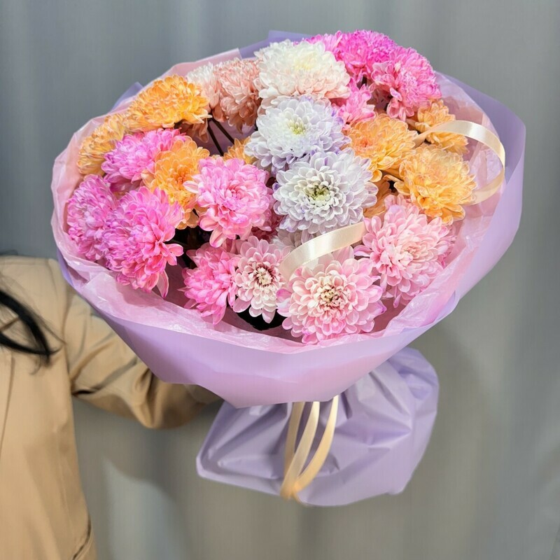 Monobuket tcvetnih hrizantem, monobuket tcvetnih hrizantem