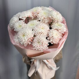 Монобукет кустовых хризантем 