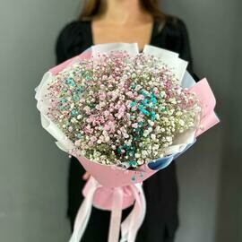 Милый букет гипсофилы