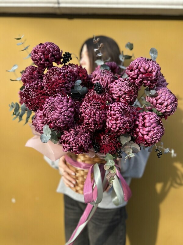 Шикарные хризантемы , делюкс