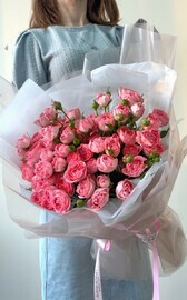 Buket kustovih roz «Nezhnost_ tvoego serdtca»