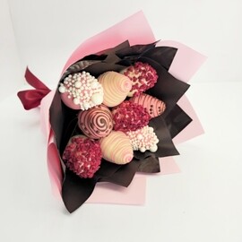 Букет 9 клубник в шоколаде арт. 34956