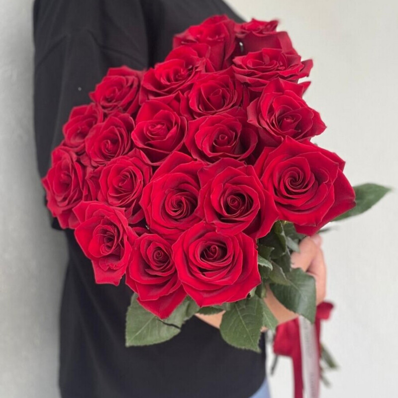 15 bordovih roz pod lentu, 15 bordovih roz pod lentu