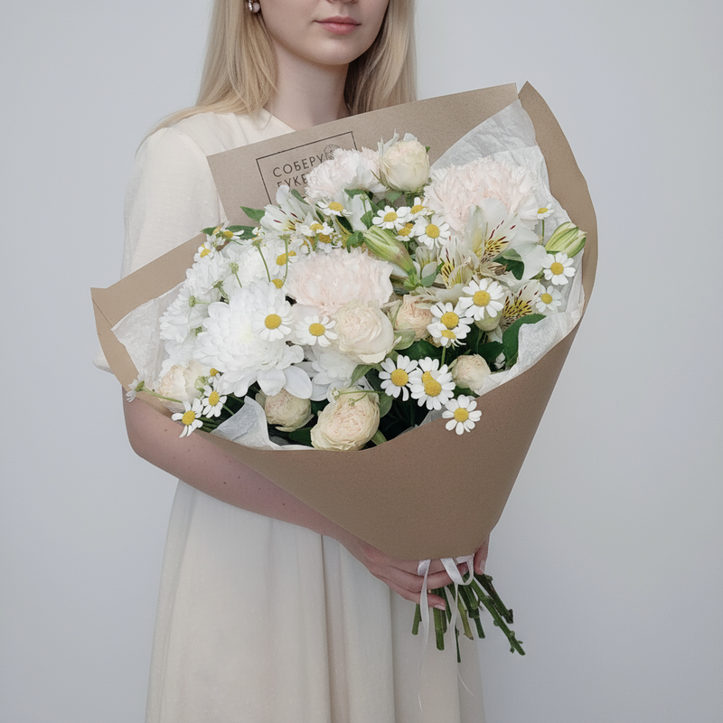 Полевой букет для мамы, стандартный