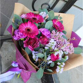 Сборный букет с герберами