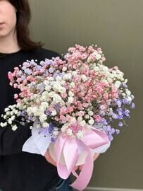 Korzinochka s gipsofiloj